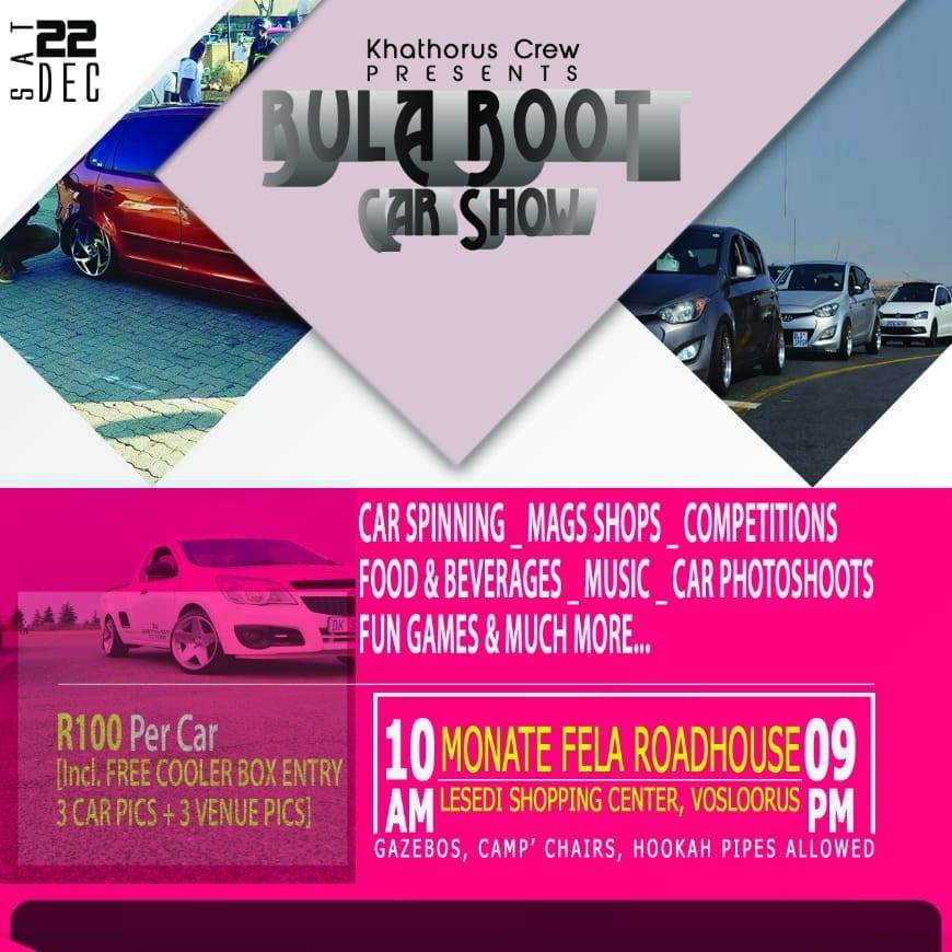 Bula Boot Car Picnic