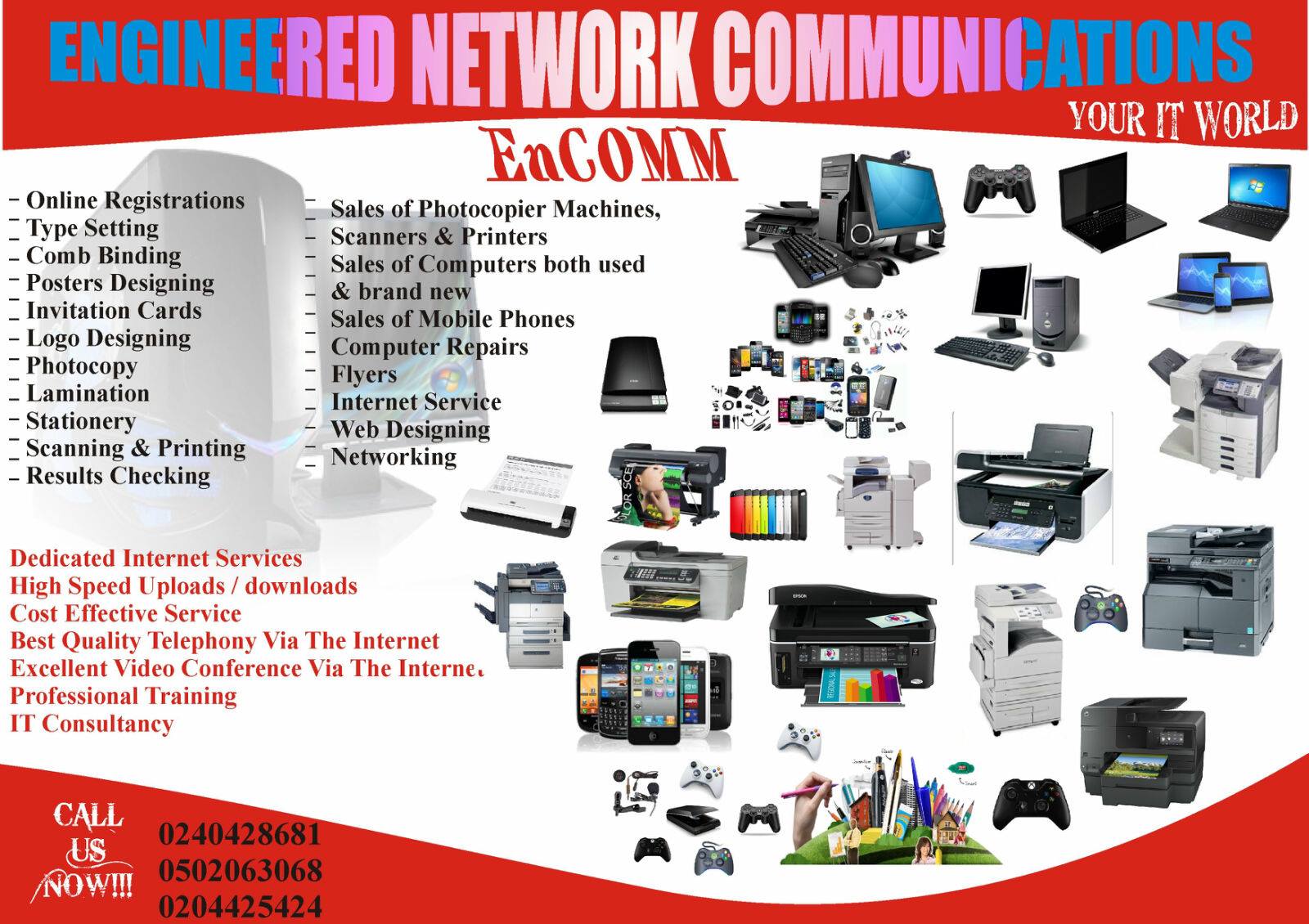 Engineered Network Communications - Encomm | Tamale
