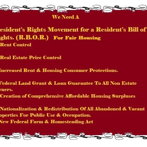 Resident's Rights Movement | Columbus OH