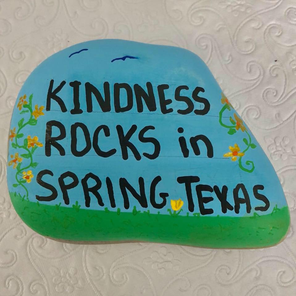 Kindness Rocks In Spring Texas