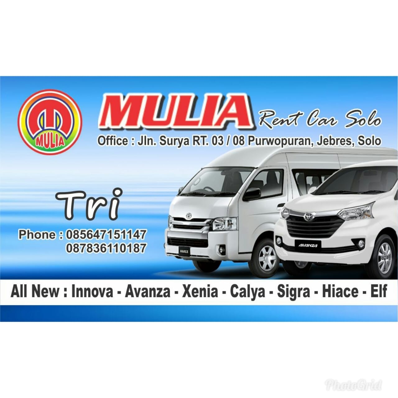 Mulia Rent Car Solo