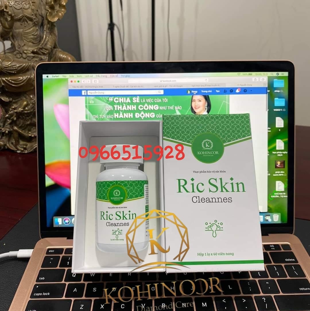 Viên uống trị mụn,giải độc Ric Skin | Tân Uyên