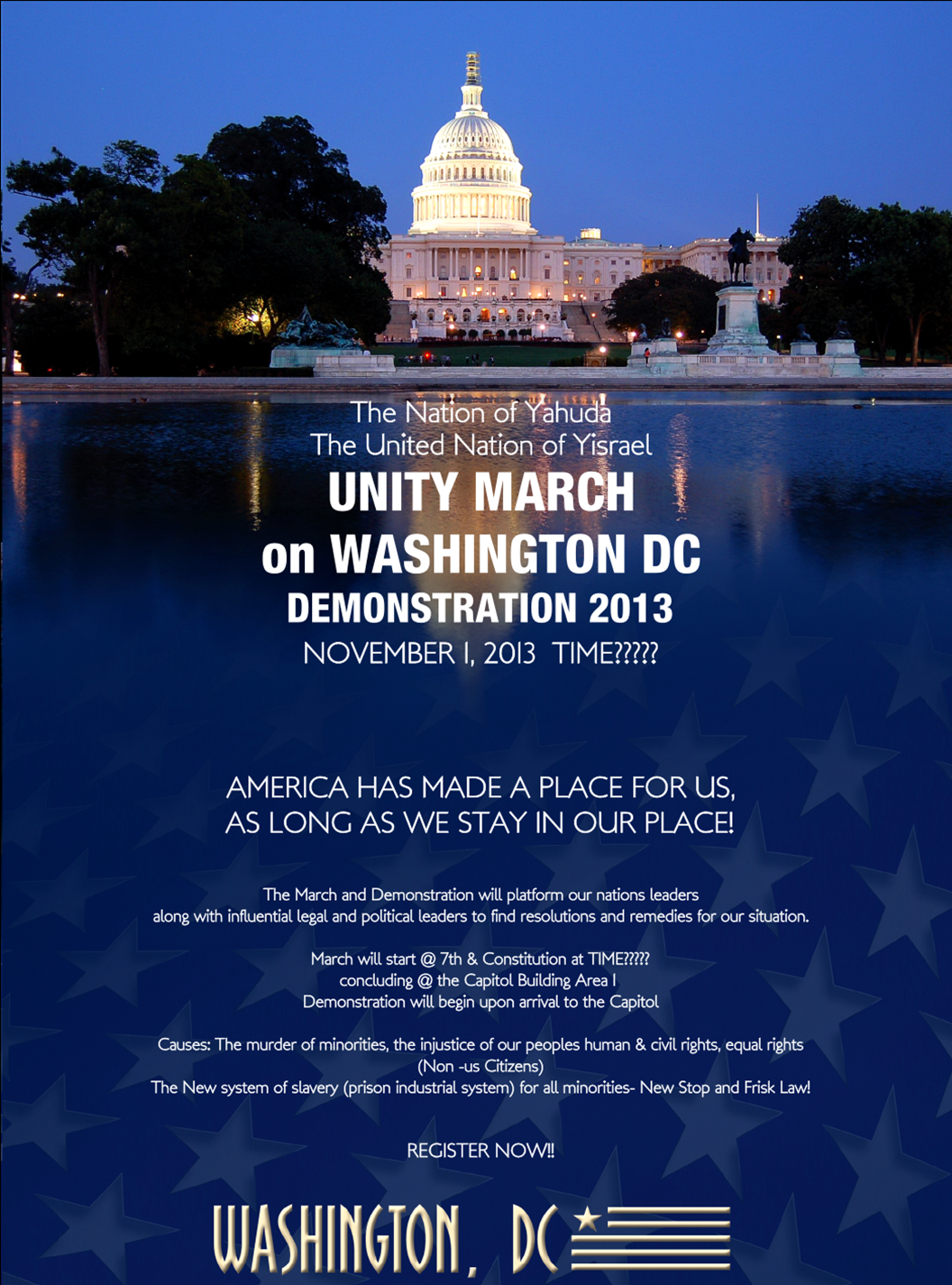 Unity Rally 2013 Washington DC
