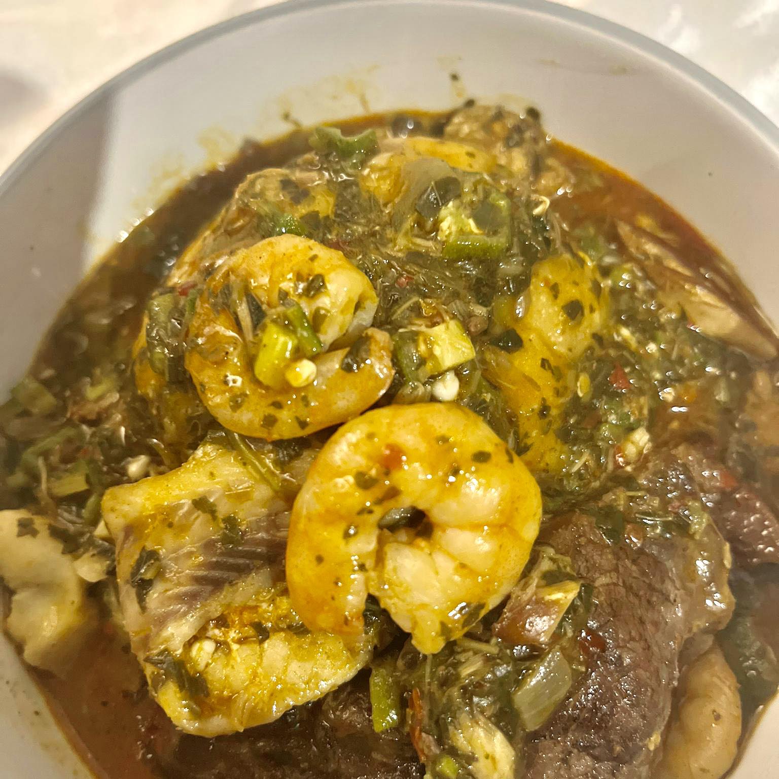 Skylar’s kitchen - Today’s special is red benechin (jollof rice) with a ...