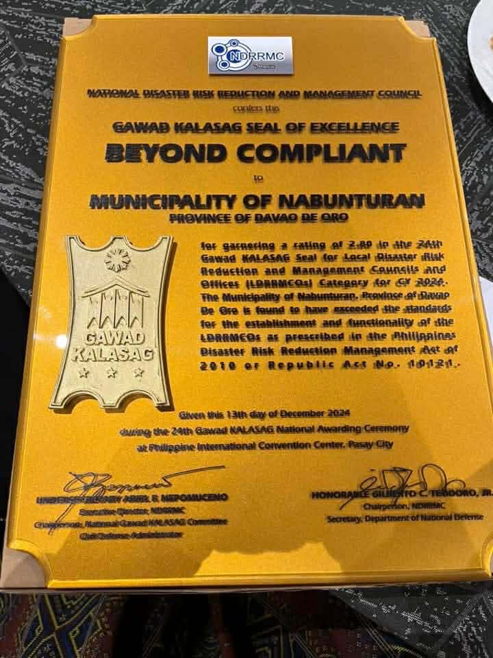 Municipal Disaster Risk Reduction and Management Office of Nabunturan ...