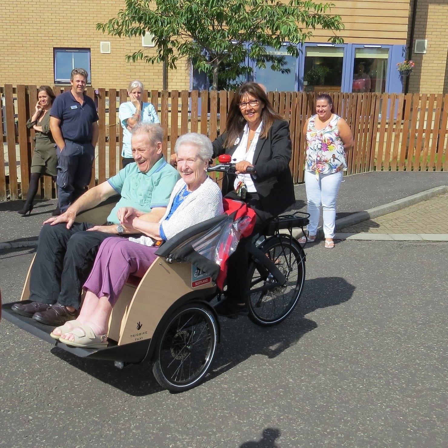 Cycling Without Age Scotland Wallace View Care Home Stirling