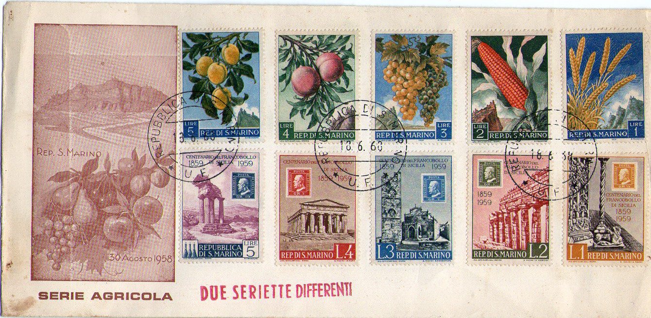 Set Di 8 Buste E Cartoline In Miniatura Scala 1:6 &ndash; Little Things Of Interest, Fatte A Mano