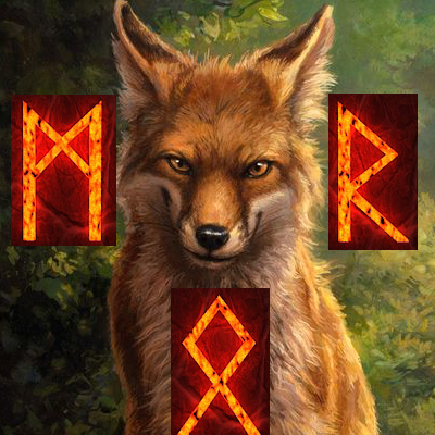 Rune Alphabet Symbol For Fox