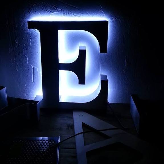 Letter 3D Acrylic Light Box