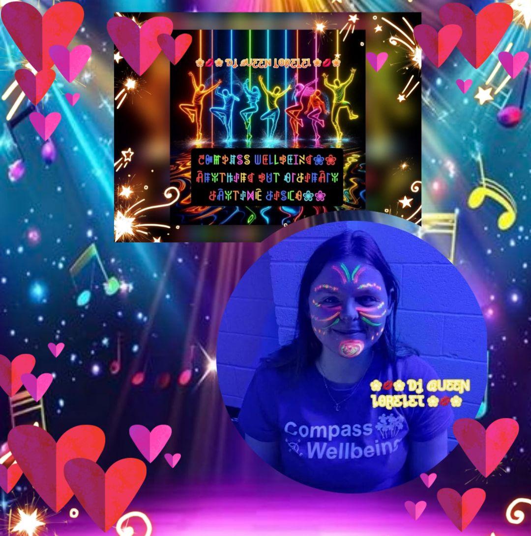 Dj Queen Lorelei Compass Wellbeing Anything But Ordinary Daytime Disco