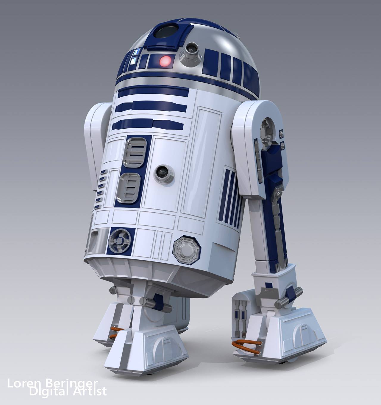 R2D2 - Je continue d'avancer sur la conception du squelette du Corp de ...
