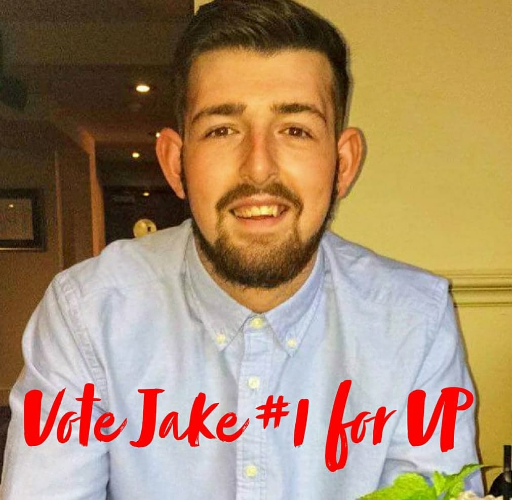 Vote Jake #1 for LTSU Vice President