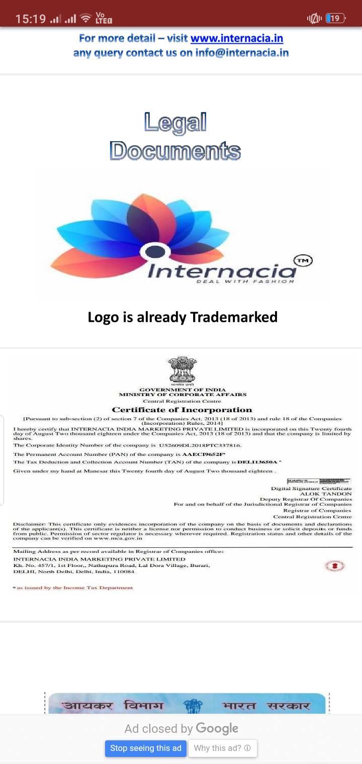 Internacia India Market pvt