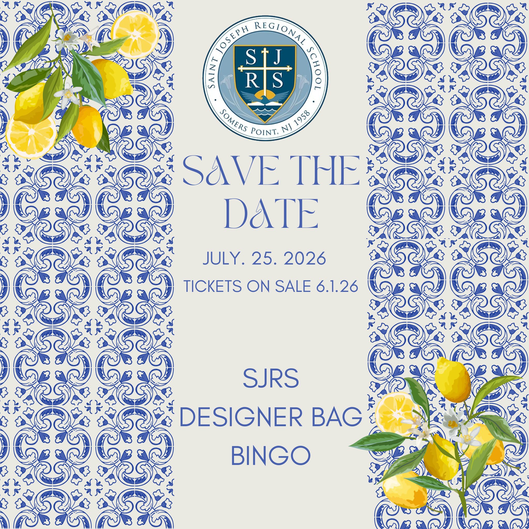Saint Joseph Regional School Designer Bag Bingo & Auction | Somers