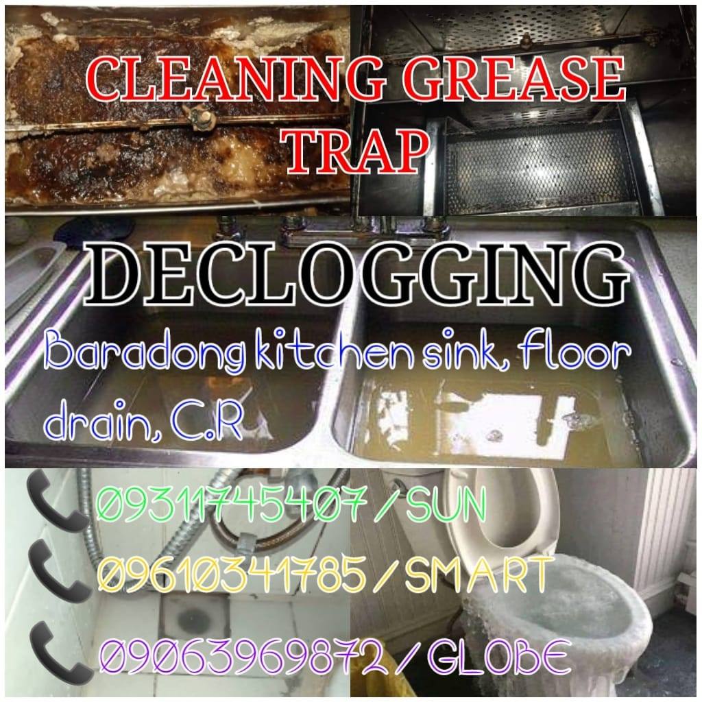Cleaning Grease Trap and Declogging | San Pedro