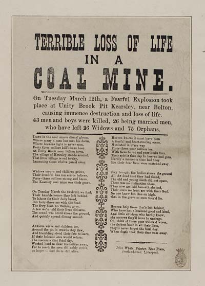 Unity Brook Colliery Disaster
