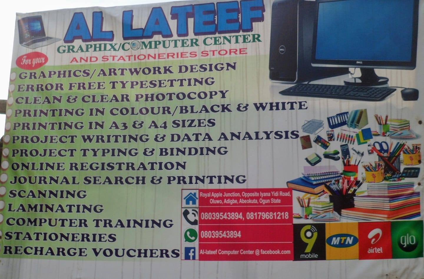 Al-Lateef Computer & Business Center | Abeokuta