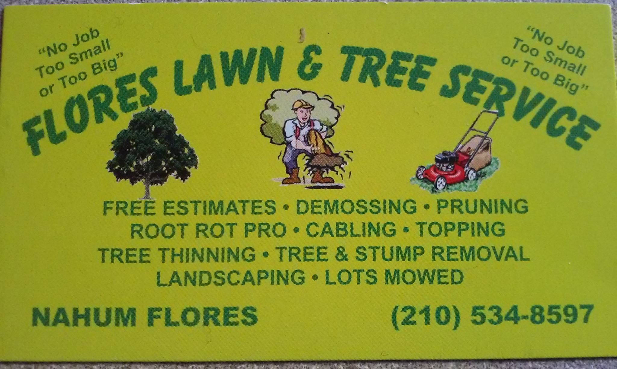Flores Lawn & Tree Service | San Antonio TX