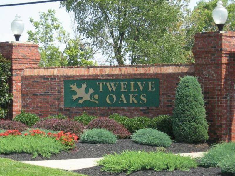 Twelve Oaks Subdivision and Surrounding area