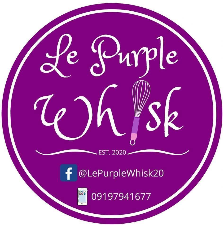 Le Purple Whisk Custard Cake with dedication Facebook