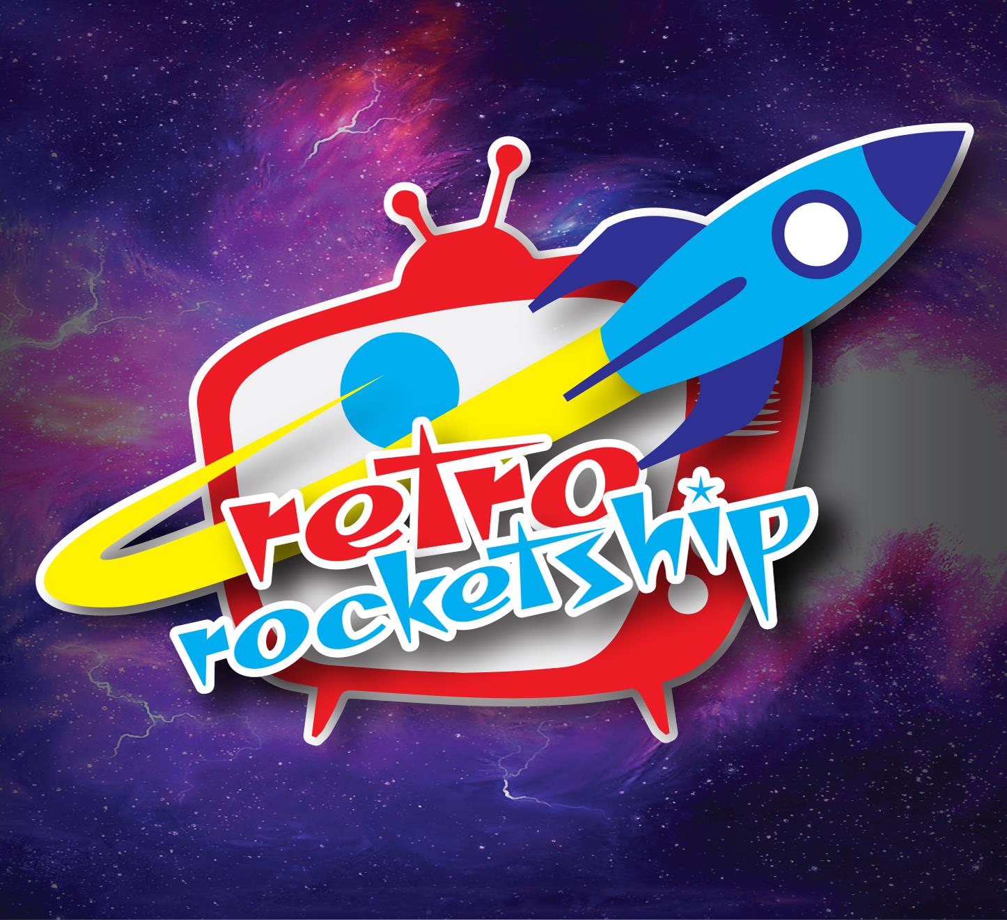 Retro rocketship
