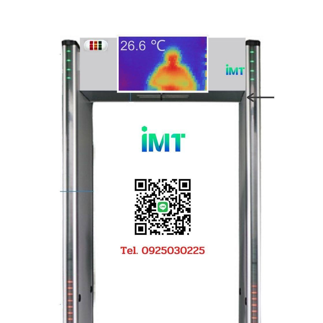 เครื่องวัดอุณหภูมิแบบกรอบประตูเดินผ่าน Temperature Checking Machines ...