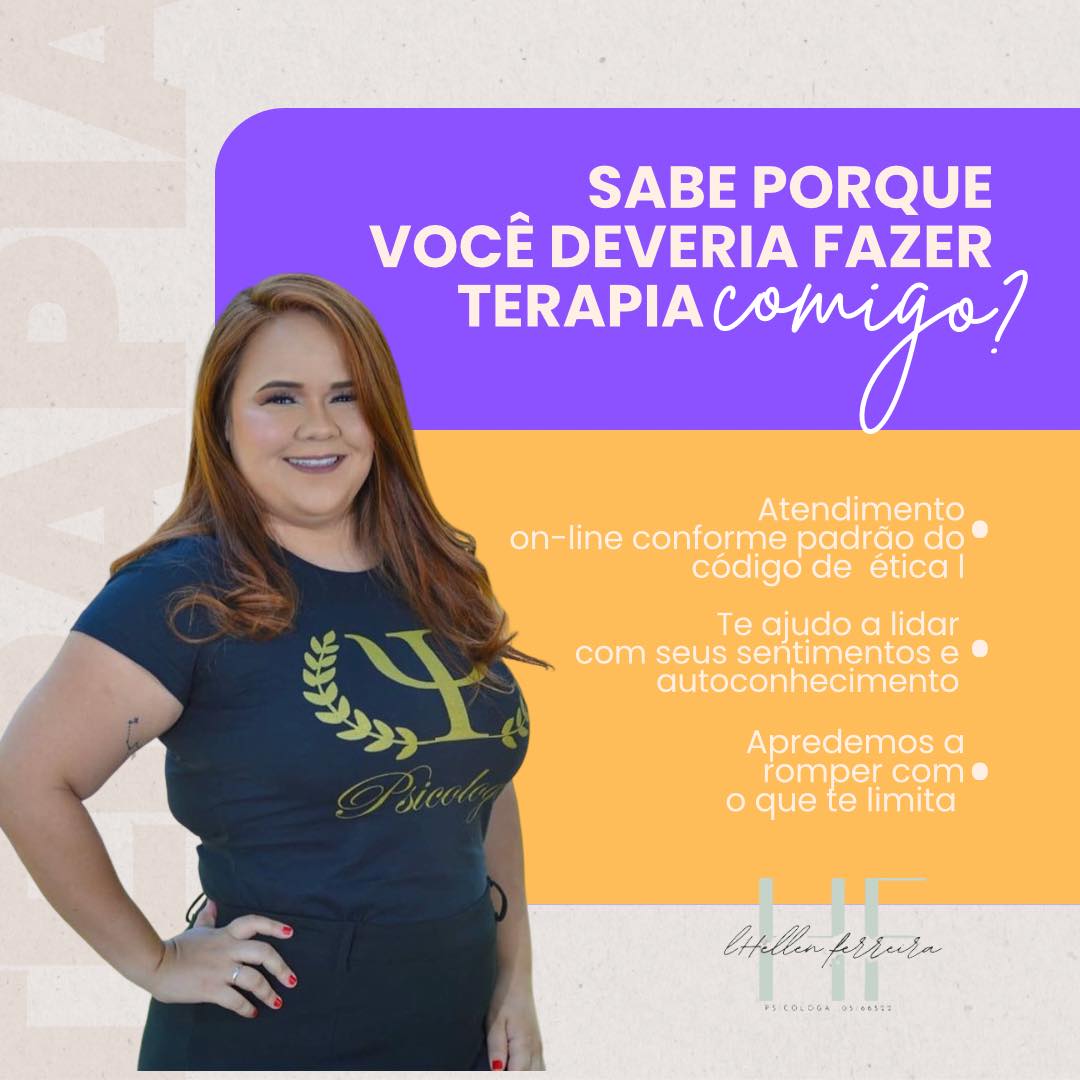Psicóloga e Orientadora de Carreira Hellen Ferreira