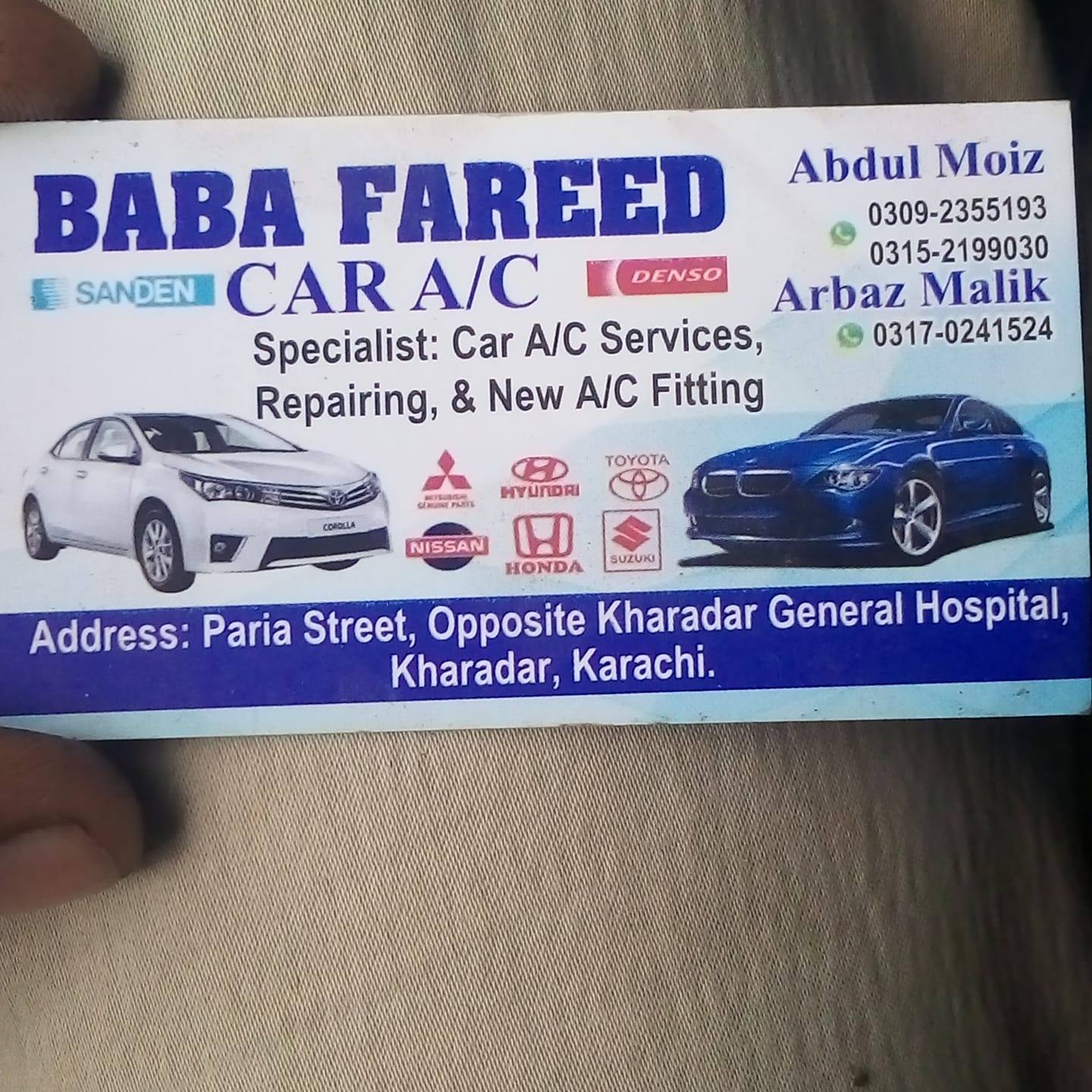 Baba Fareed Car AC Work