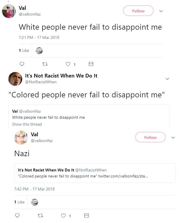 It's Not Racist When We Do It