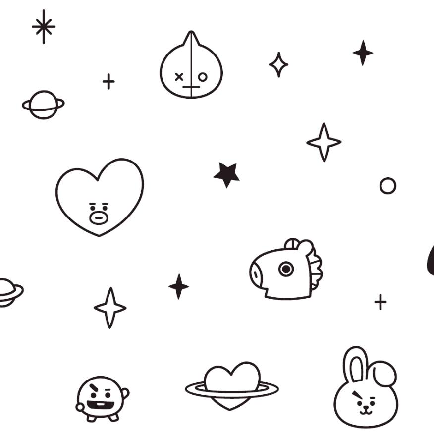 TATA BT21 パジャマ Tシャツ Hunt Hunt Innerwear Japan | Fukuoka-shi