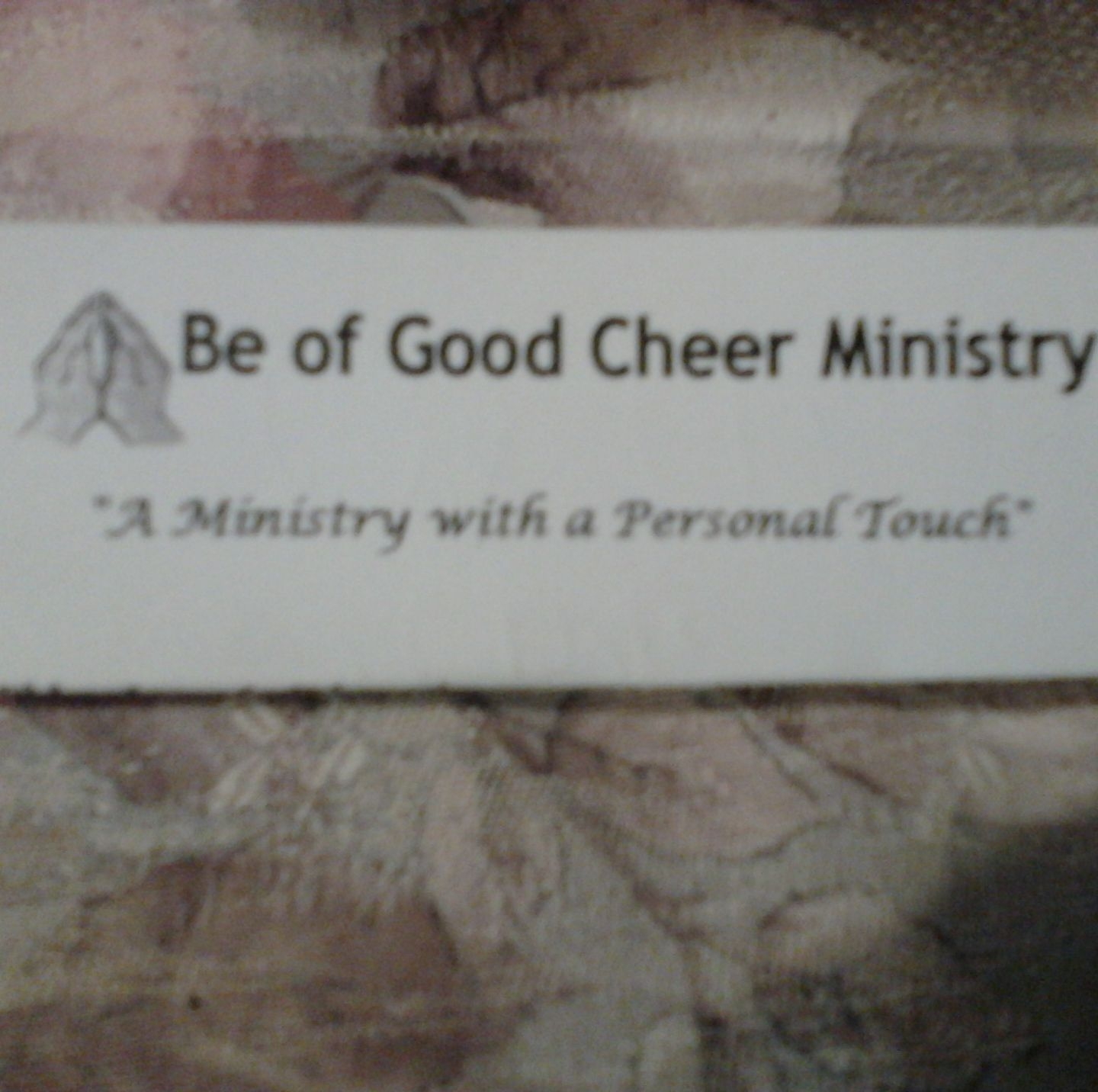 Be of Good Cheer Ministry