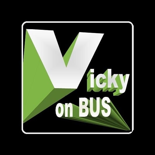 Vicky on Bus