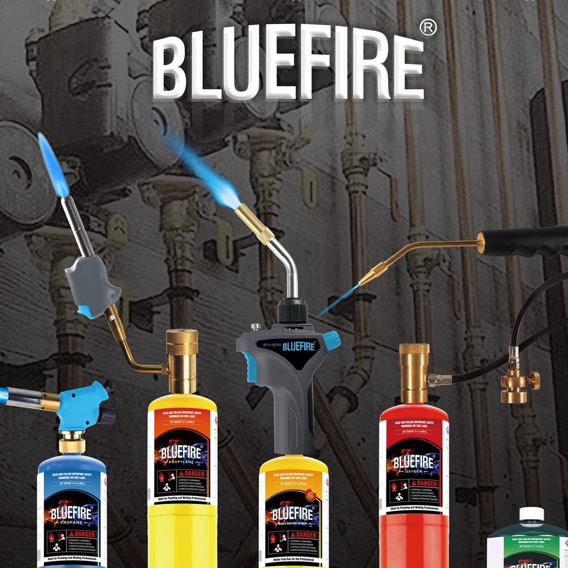 Bluefire 18 in Propane Grill Torch Charcoal Starter MRAS-8340A