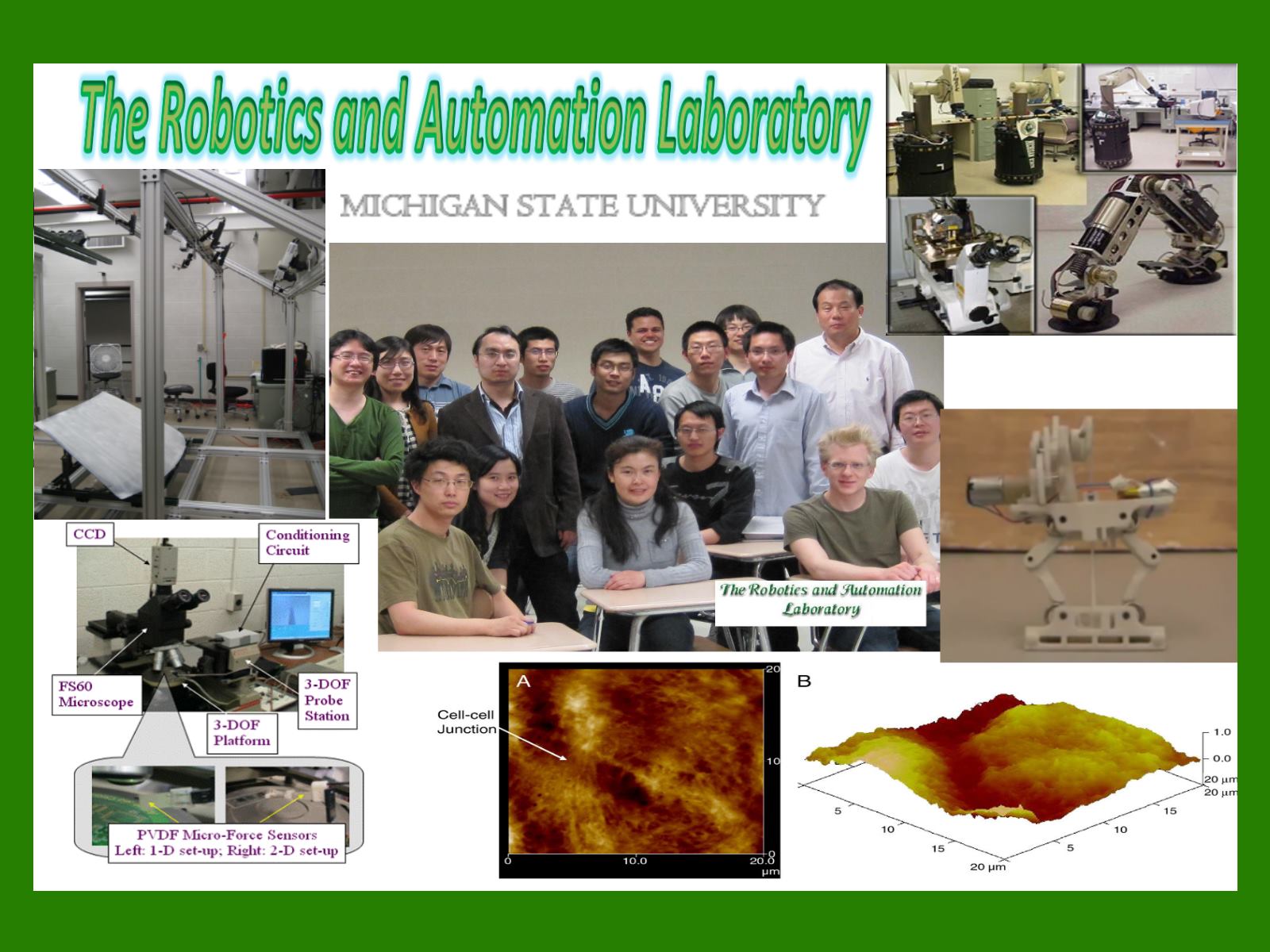 The Robotics and Automation Laboratory - Michigan State University