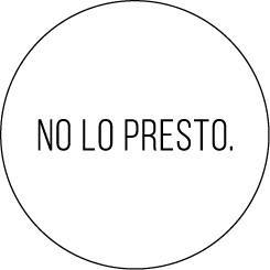 No lo presto