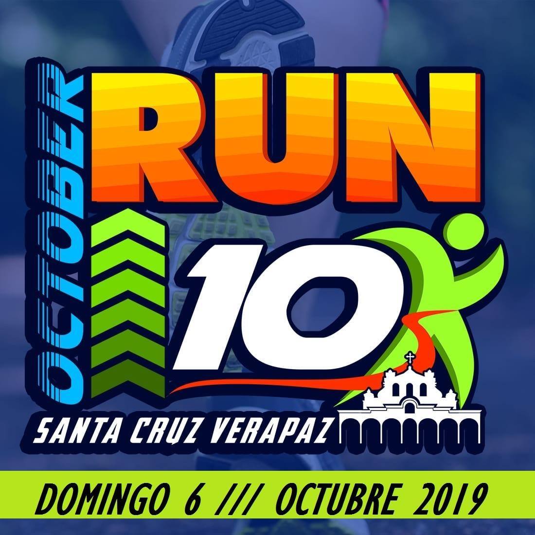 Carrera October Run 10K Santa Cruz Verapaz A.V.