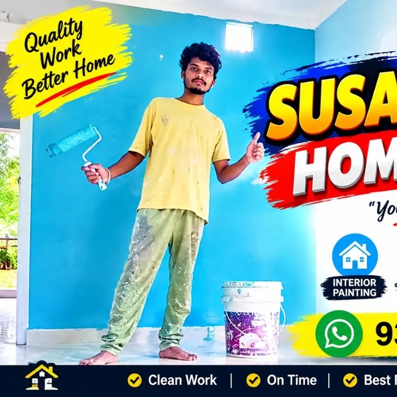 Asian paint white colour tencil designing | Susanta Kumar Malik