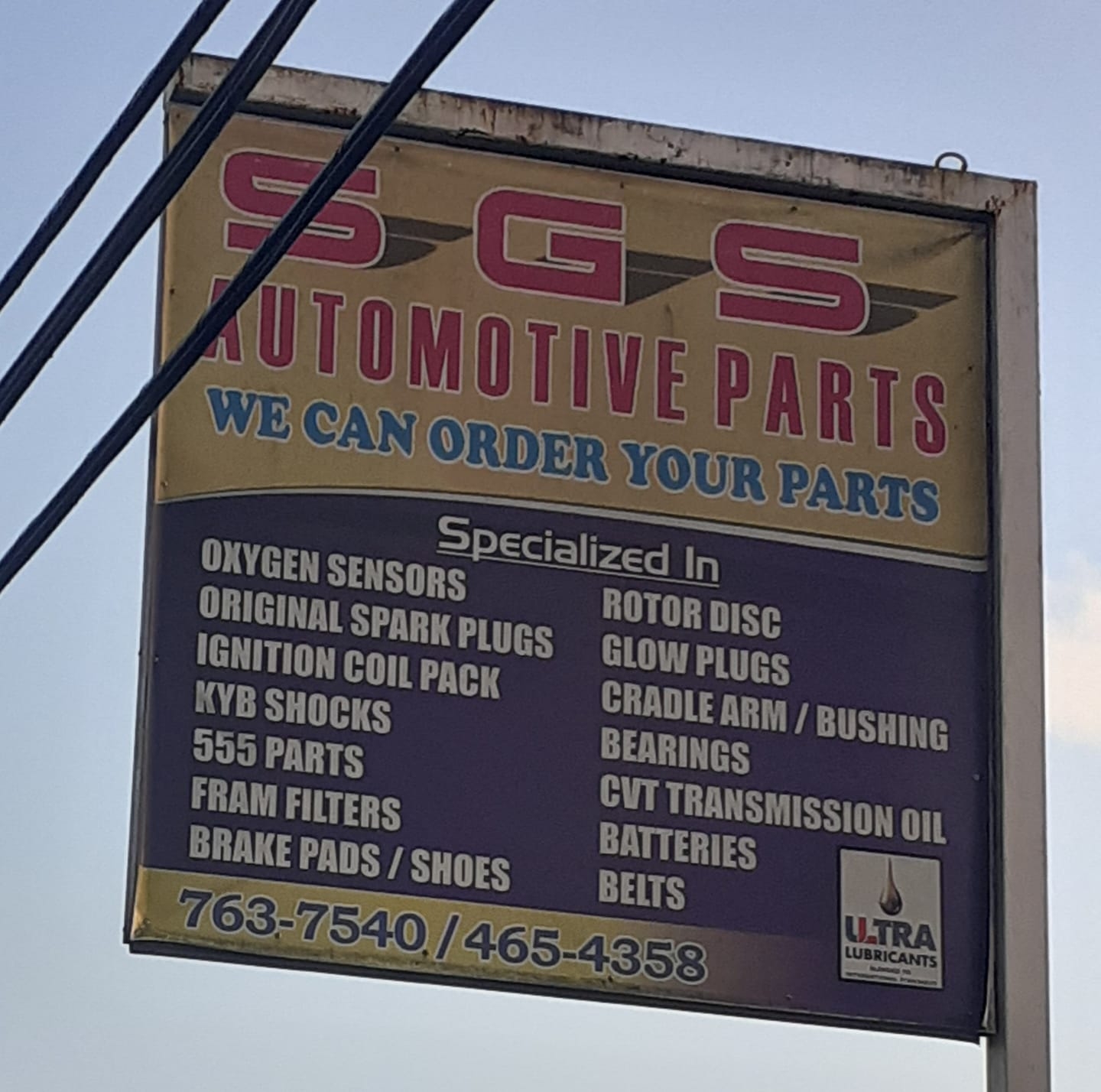 SGS Automotive Parts