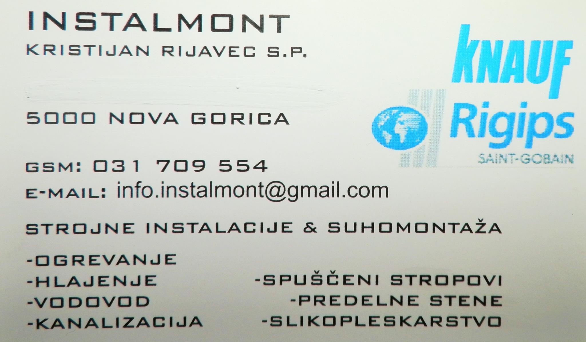 Instalmont | Nova Gorica
