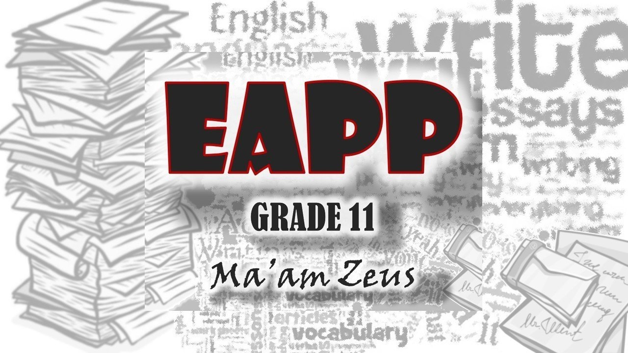 G11 English for Academic and Professional Purposes