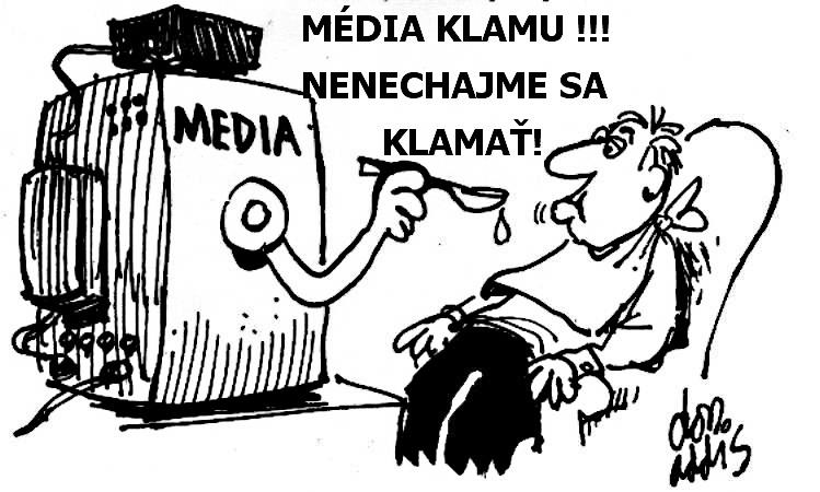 Média klamú, zavádzajú a ovládajú verejnú mienku