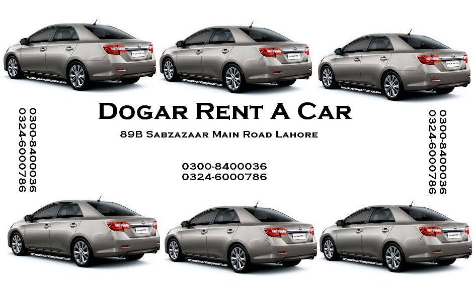Dogar Rent A Car | Lahore