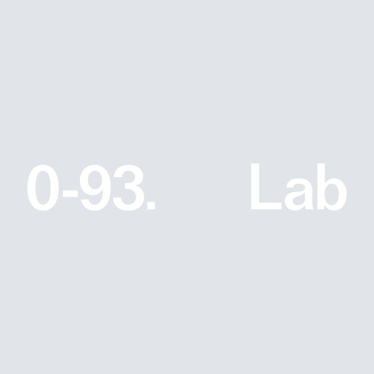 0-93. Lab