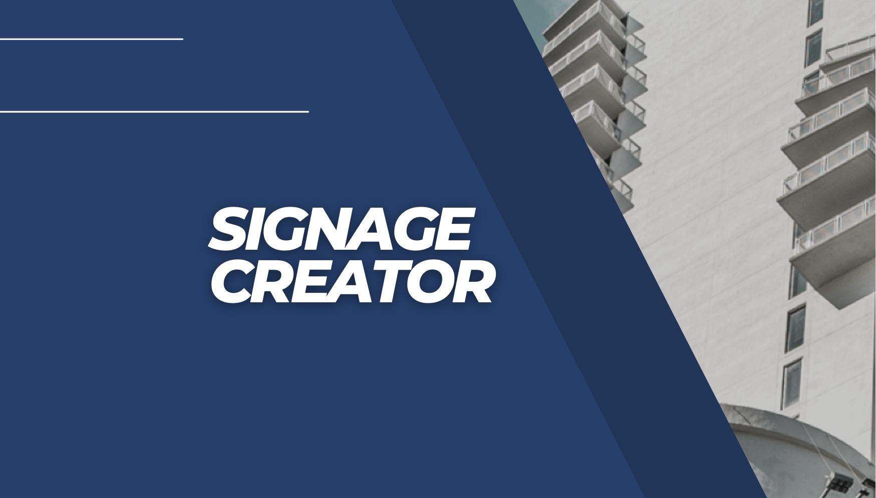Signage Creator | Bangkok