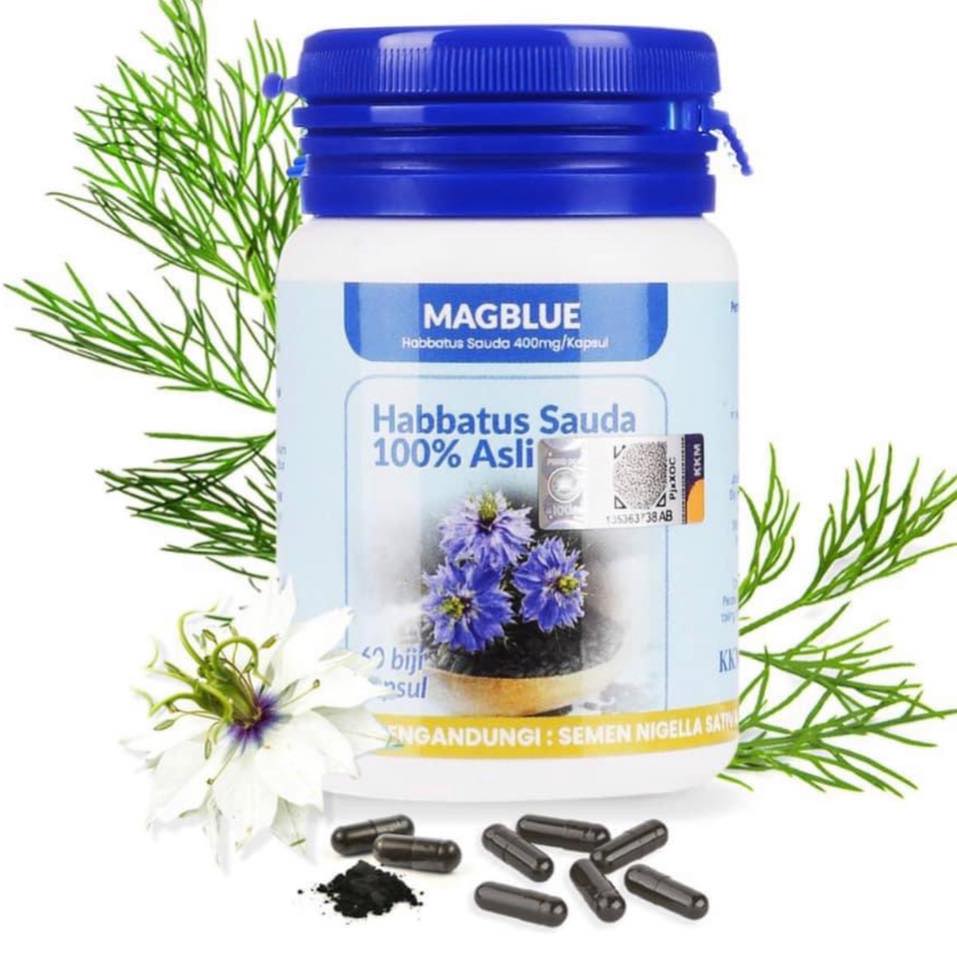Habbatus Sauda Magic Blue 100% | Kota Kinabalu