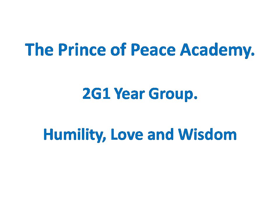 Prince of Peace Academy, 2G1 year group | Accra