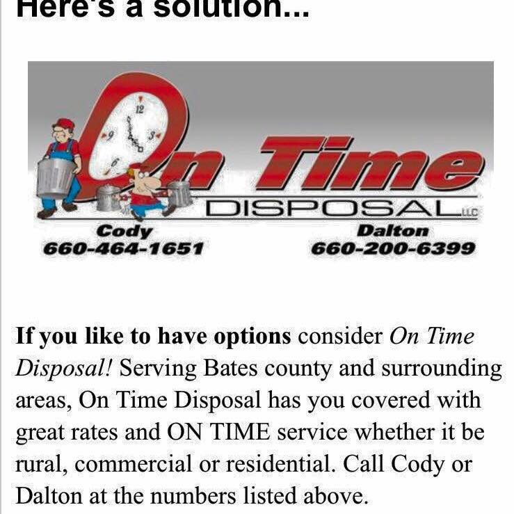 On Time Disposal