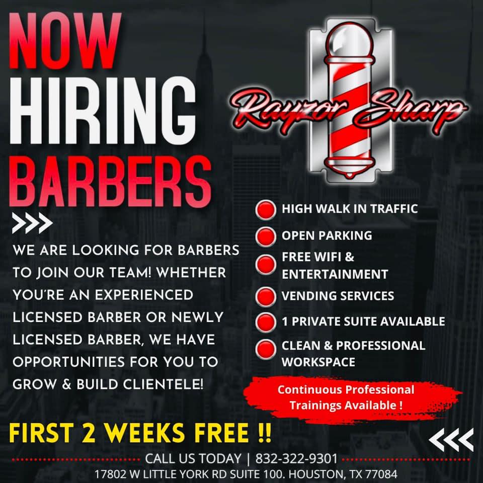 Rayzor Sharp Barber Shop | Cypress TX