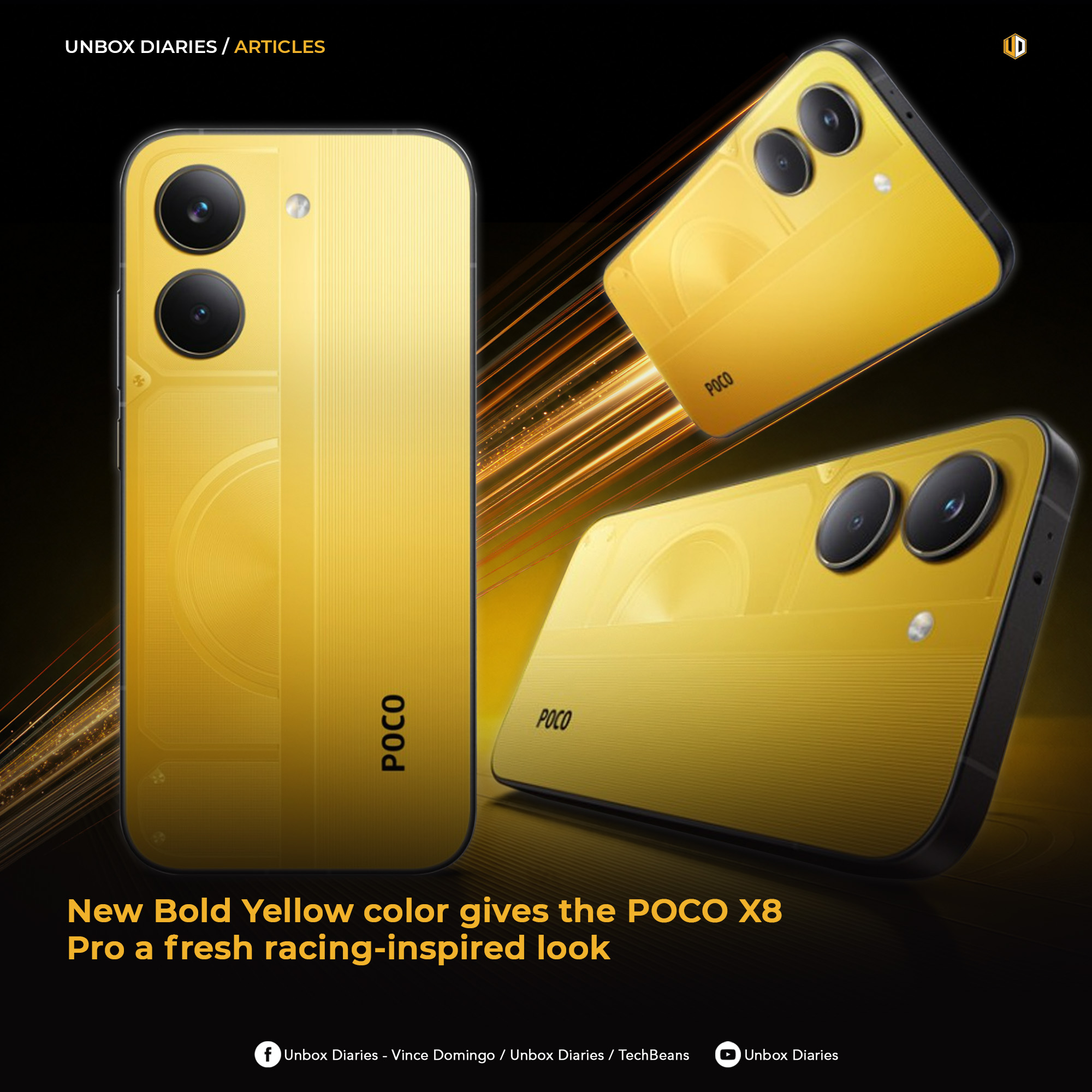 Same POCO X8 Pro, now in a louder shade of yellow. Read here
