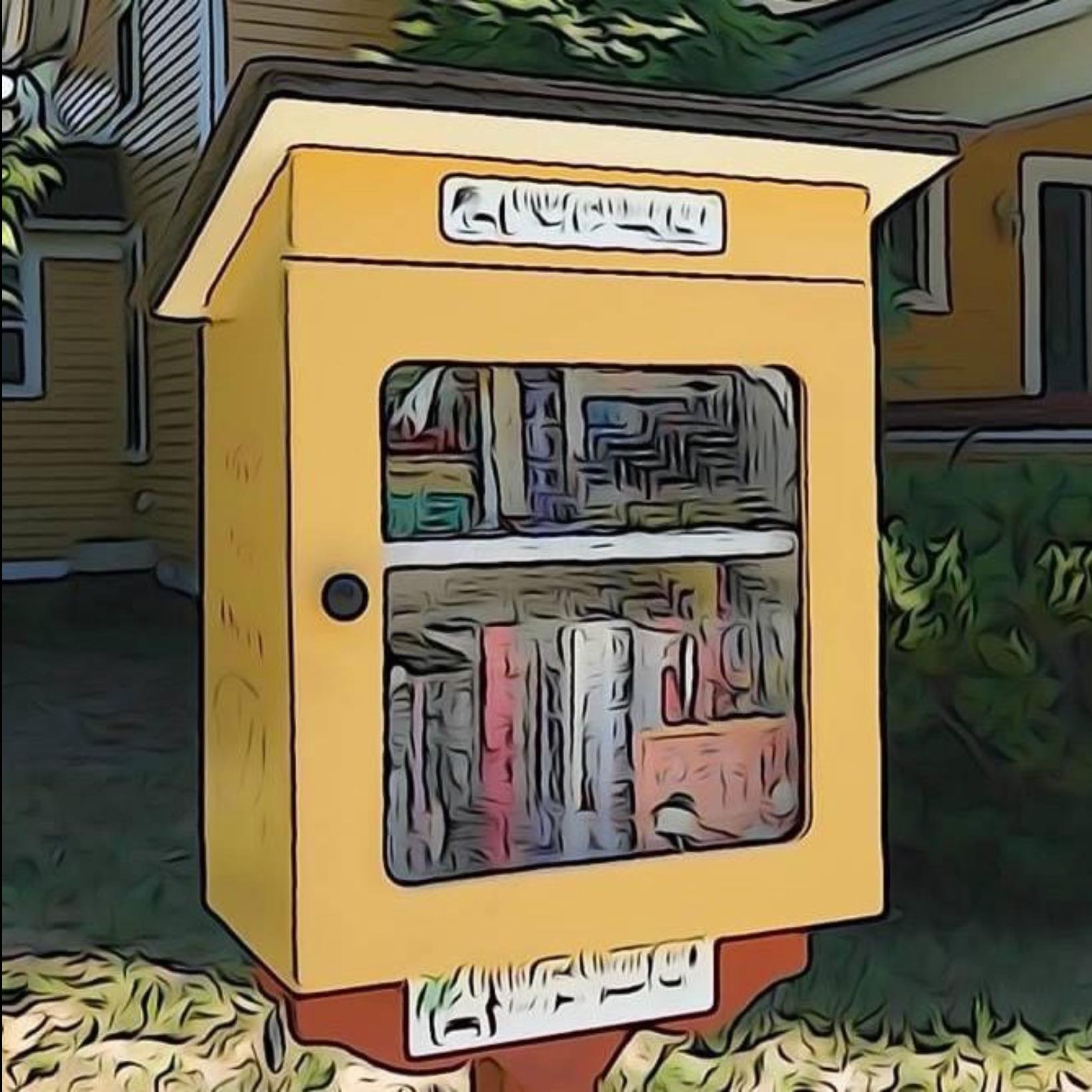 Commercial Street Mini Free Library | Milton ON
